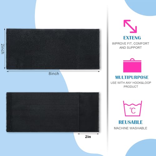 Reusable Extender Strap Ice Pack Strap - 2 Pack, 2 x 8 Inch