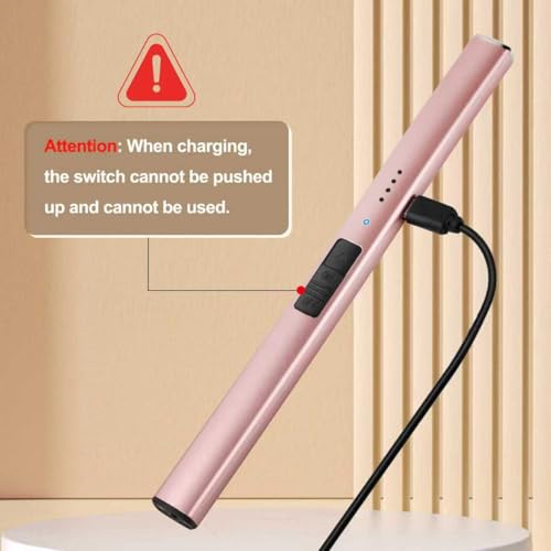 Electric Candle Lighter - Rechargeable Flameless Arc - Pink