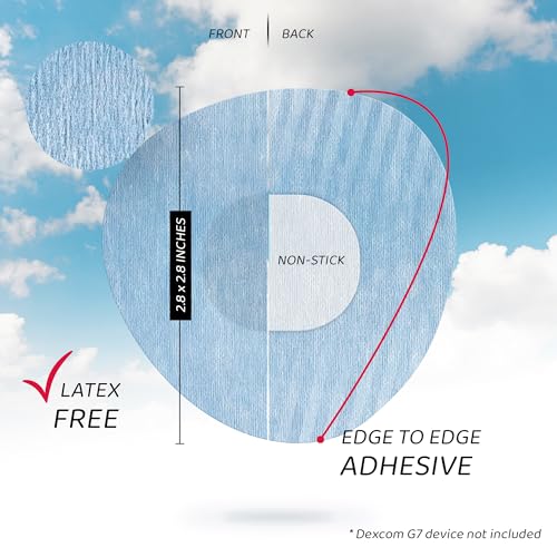 Not Just a Patch Air Dexcom G7 and Stelo Over Patches - 3 Pack,
