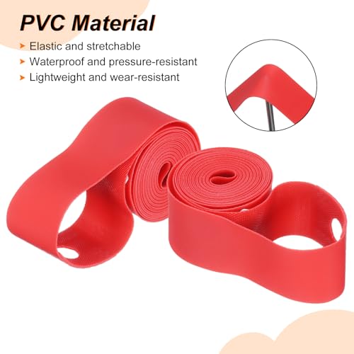 Bicycle Rim Strip - 22" x 20mm, Durable PVC Bike Tire Liner (2-Pack)