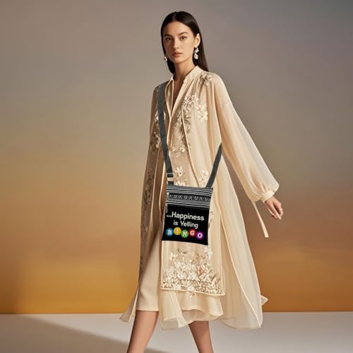 Bingo Player Adjustable Crossbody Bag - Bingo 08