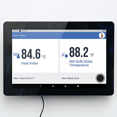Kestrel Heat Stress Monitoring System with Wall-Mounted Tablet