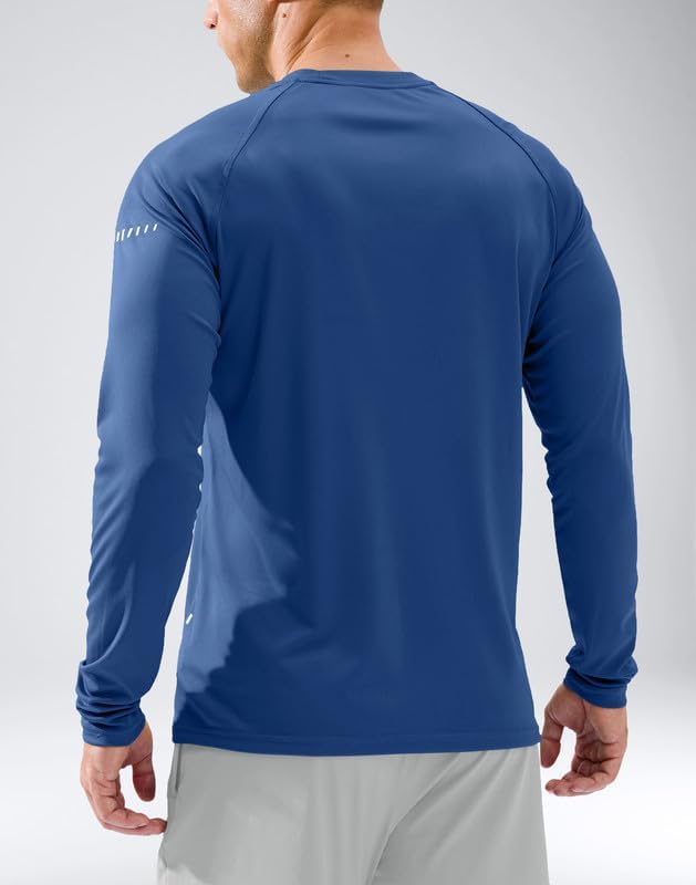 Skiennix Men's Sun Protection Long Sleeve Shirt - UPF 50+ UV Blocker for Outdoor Activities
