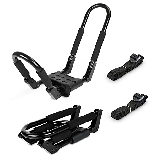 Folding Kayak Roof Carrier Rack for Cars, SUVs & Trucks