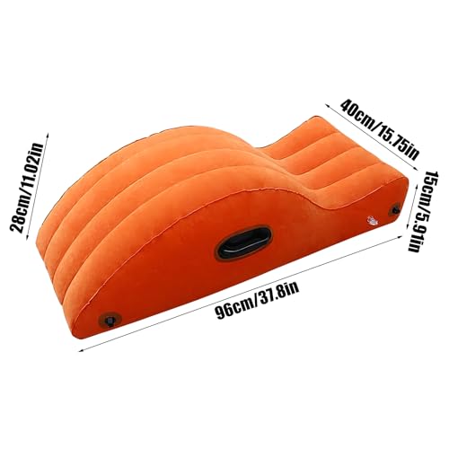 Inflatable Yoga Chaise Lounge - Portable Support Chair for Yoga