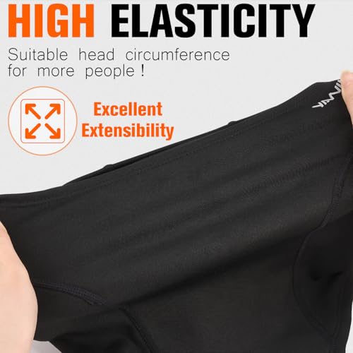 Black Thermal Balaclava Ski Mask for Men Women Winter Face Mask - YANIKY