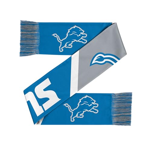Detroit Lions NFL Reversible Printed Scarf - Unisex Adult