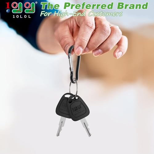 Golf Cart Ignition Keys for EZGO 1976-Up - Black 1 Pack