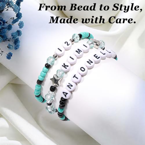 F1 Inspired Beaded Bracelet Set - Jewelry Gifts for Fans