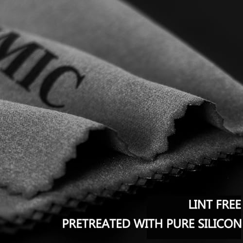 Silicon Gun Cleaning Cloth - 12" x 12" Microfiber, 2 Pack