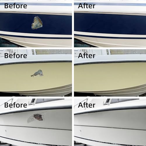 Marine Fiberglass Repair Kit with Color Matching for Boats