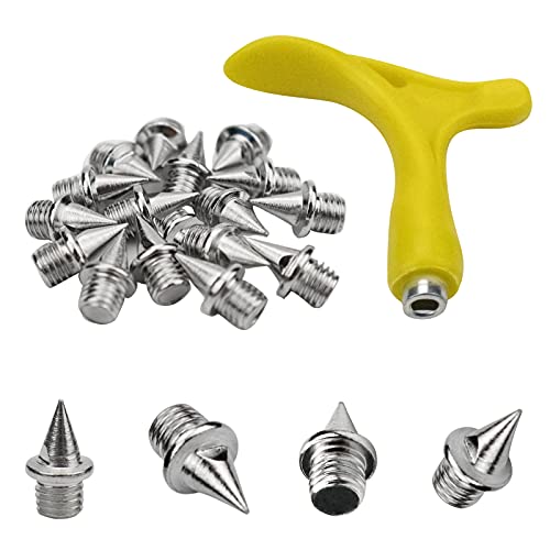 1/4 Inch Track Spikes - Stainless Steel Replacement Spikes (48pcs)