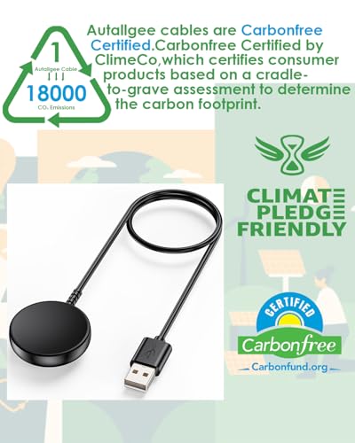 3.3FT Samsung Galaxy Watch Charger - USB A 1 Pack