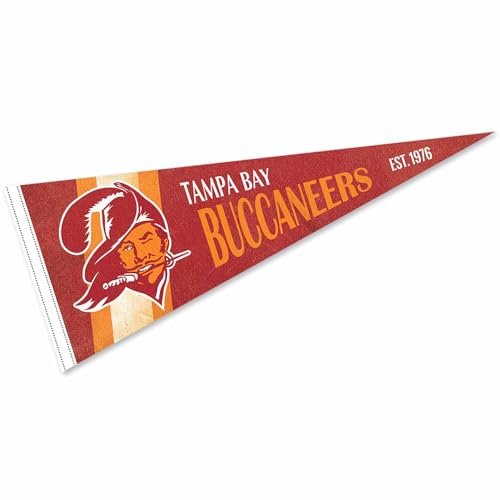 Tampa Bay Buccaneers Vintage Pennant Flag - 12x30 in