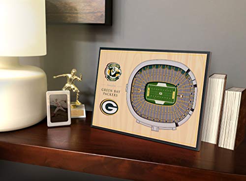 Green Bay Packers 3D Stadium Display - Desktop Decor