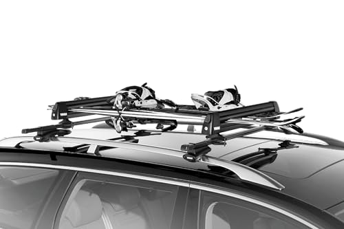 Universal Ski & Snowboard Rack Carrier - Holds 6 Skis or 4 Boards