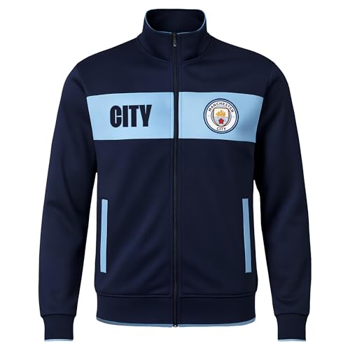 Manchester City FC Soccer Track Jacket - Unisex Adult X-Large