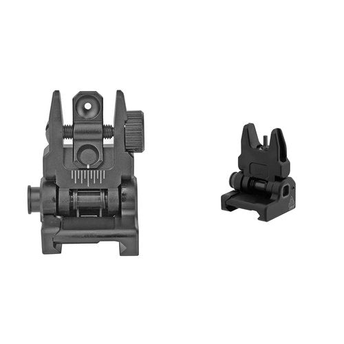 UTG ACCU-SYNC Spring Loaded Flip-up Rear and Front Sights Bundle