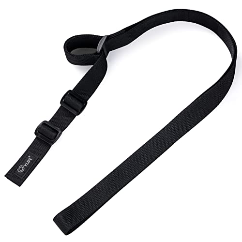 Rifle Sling with Quick Adjust Loop - 1.25" Wide - Black