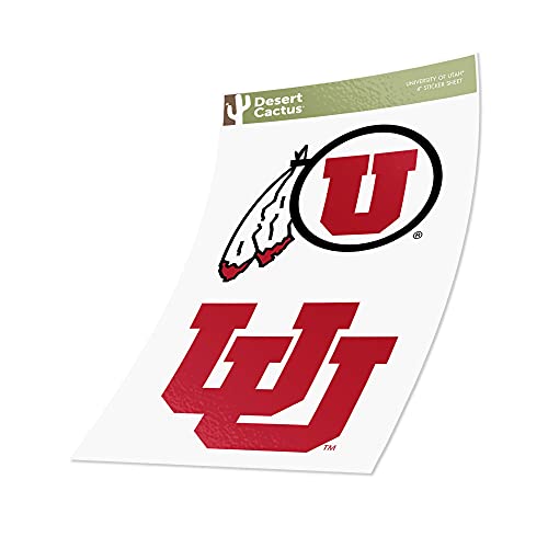 Officially Licensed Utah Utes Sticker Decal - 4 Inch