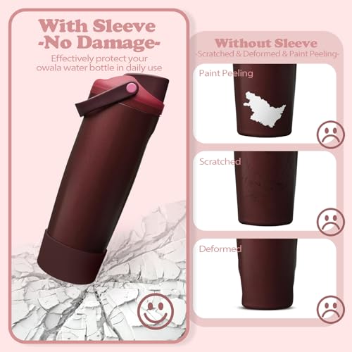 Silicone Boots for Owala 30oz & 40oz Bottles - 2PCS Non-Slip Protection