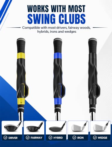 Golf Grip Trainer for Right-Handed Golfers - Fits Most Clubs