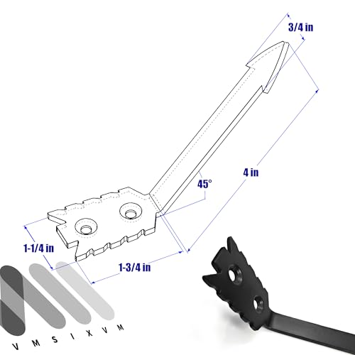European Mount Skull Hanger Kit - 5.28" Heavy Duty Steel - Pro Size