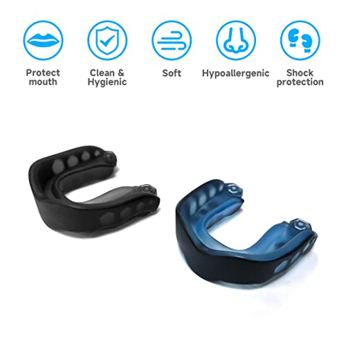 Youth Sports Mouthguard - 2 Pack Football Mouthpiece for All Sports