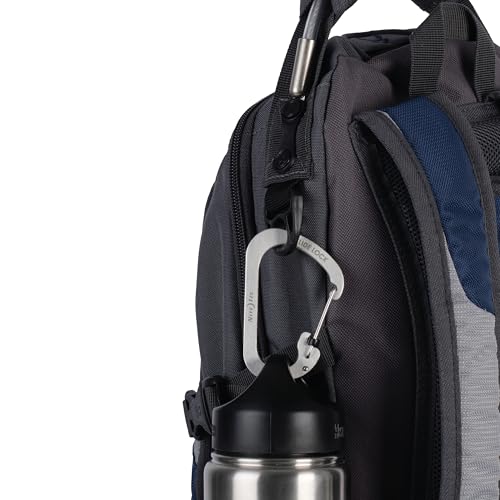 Nite Ize Locking Stainless Steel Carabiner Clip Size #4 – 75lb Capacity