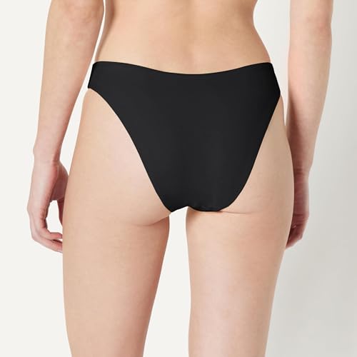 High-Rise High-Leg Swim Bikini Bottom - Small / Washed Black