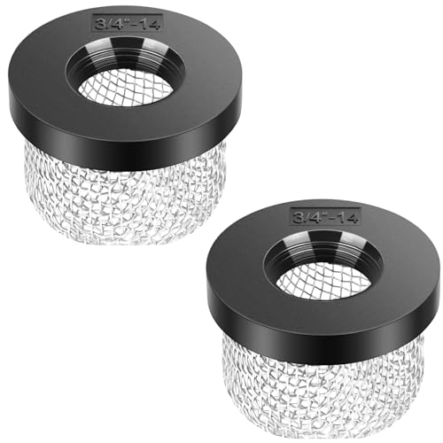 Stainless Steel Mesh Aerator Screen Strainer - ¾ Inch Thread (2 Pcs) - White