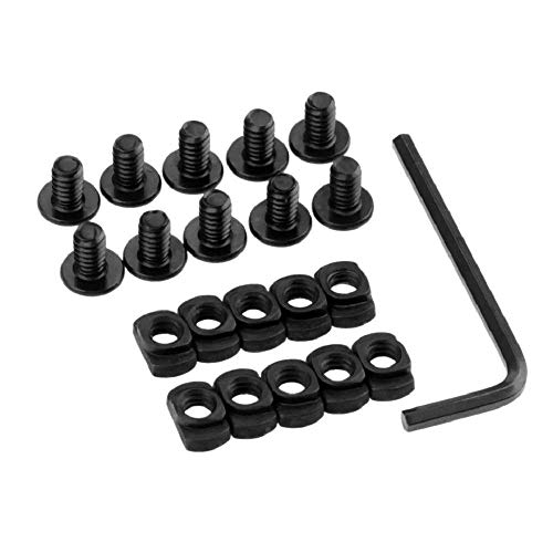 M-LOK T-Nut Replacement Screw Set - 12mm Screws & Nuts