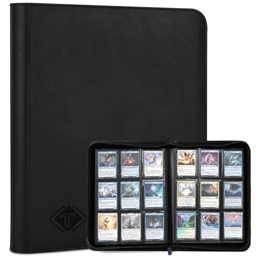 9 Pocket Card Binder for Trading Cards - 432 Slot Black Album