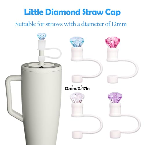 4Pcs Diamond Straw Covers for Brumate Era 30/40oz Tumblers