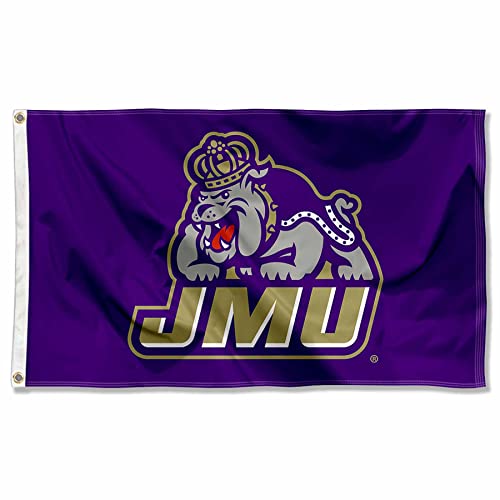 James Madison Dukes College Flag 3x5 ft Polyester Banner with Grommets