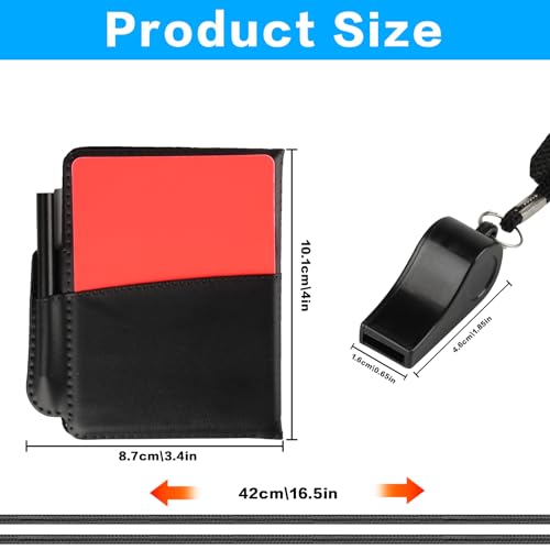 Soccer Referee Kit with Cards and Whistle - Essential Officiating Tools