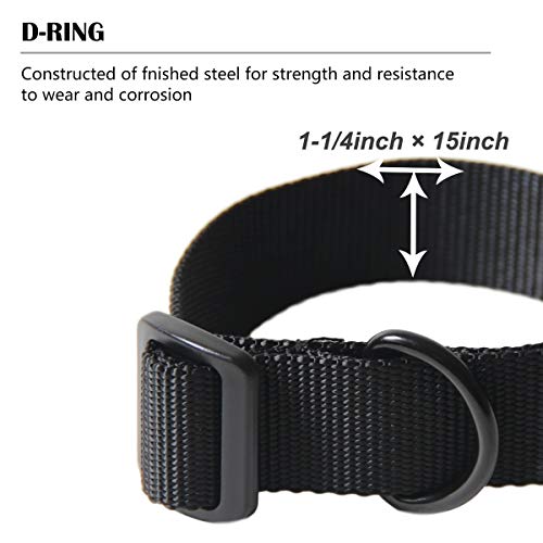 Adjustable Tactical Gun Sling - 1.25" Nylon Strap, 2 Pack - Black