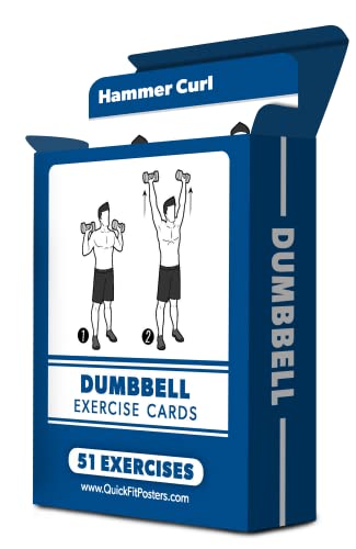 2 Pack Bodyweight & Dumbbell Workout Cards – 100+ Exercises