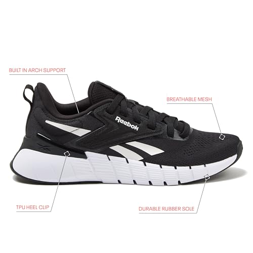 Nano 1.0 Athletic Sneakers for Women - Black/White