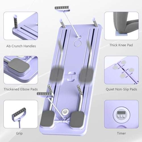 Multi-Purpose Foldable Pilates Board - 5 in 1 Home Fitness Equipment
