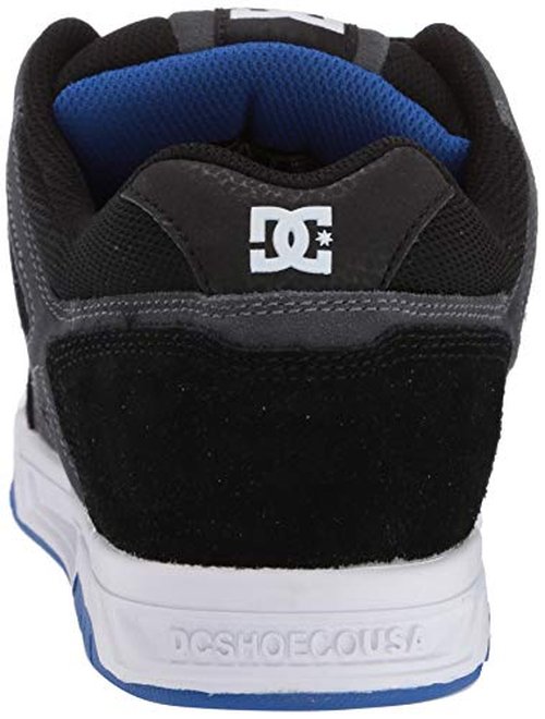 DC mens Stag Skate Shoe, Black/Blue, 10.5 US