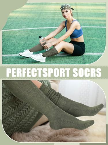 Slouch Socks - Sage Green, Size 9-11