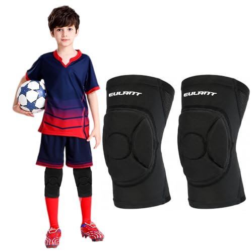 EULANT Kids Knee Pads Small Size 9.45-10.63" Lightweight Compression Sports Gear