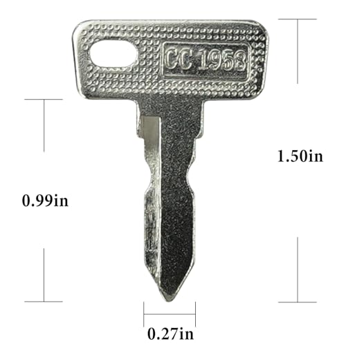 4-Piece Golf Cart Ignition Key Set for 1982-Up DS and Precedent Models