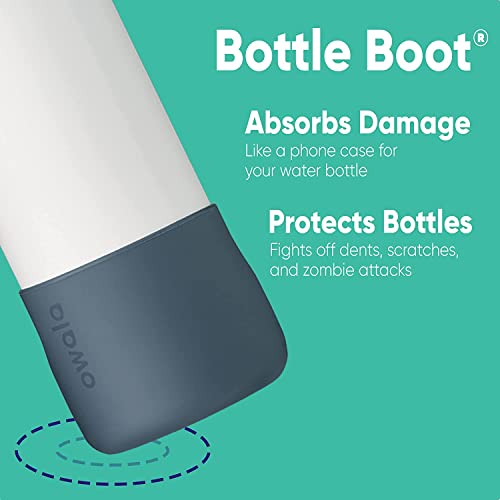 Silicone Boot for 24 Oz Stainless Steel Water Bottles - Bright Blue