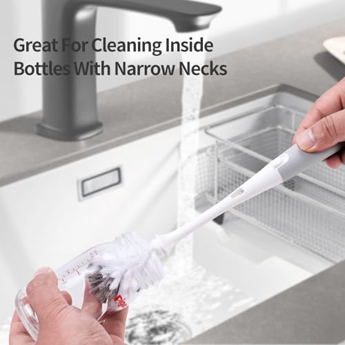 Bottle Brush Replacement Head - 2 Pack for Effective Cleaning