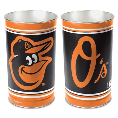 Baltimore Orioles Tapered Wastebasket - 15" H