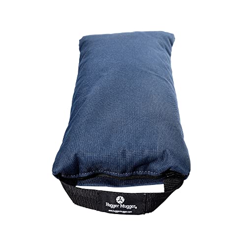 10lb Yoga Sandbag - Durable Navy Weight Bag with Zippered Cover