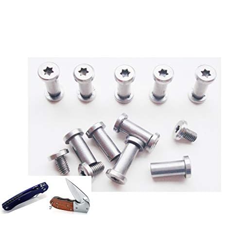 EDC Knives handle pivot pin screw,survival knife rivets pocket folding knife shaft fasteners,pack 10 sets