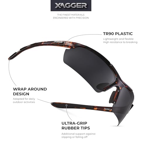 Polarized Sports Sunglasses UV400 for Running, Cycling & Baseball